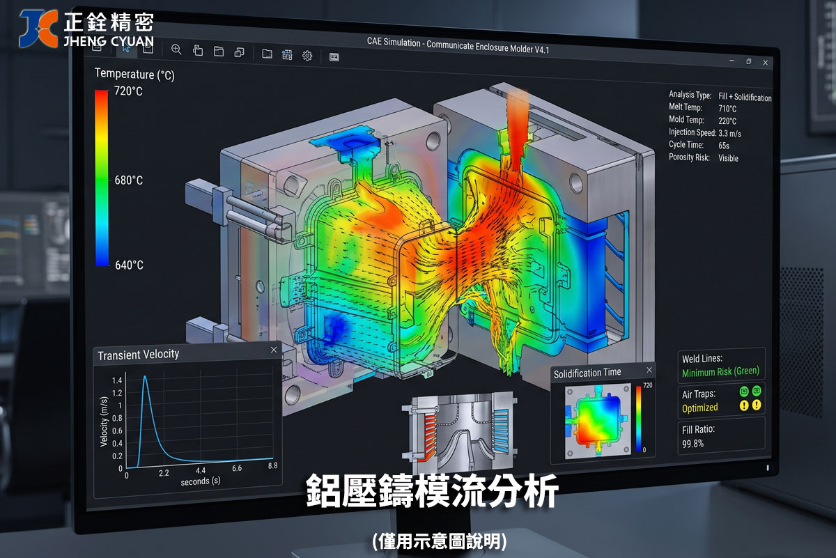 鋁壓鑄模具模流分析MFA-分類: 壓鑄是什麼